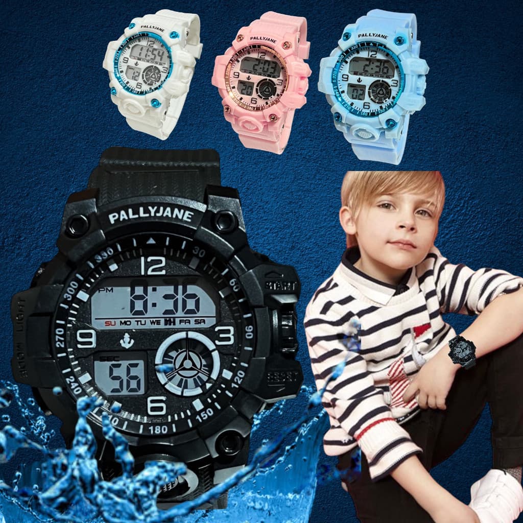 Relógio Digital Infantil Masculino Feminino A Prova D'Água Qualidade Premium