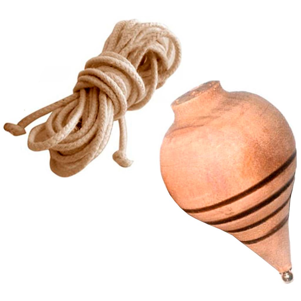 Piao Madeira Cordinha Fieira Brinquedo Antigo Retro Vintage