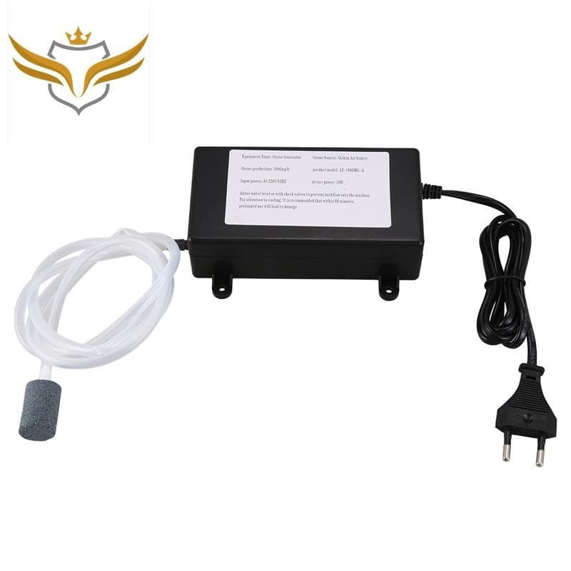 Gerador De Ozônio 1000Mg Ozonizador Água Purificador De Ar Tratamento Frutas Peixes Vegetais Tank , EU Plug