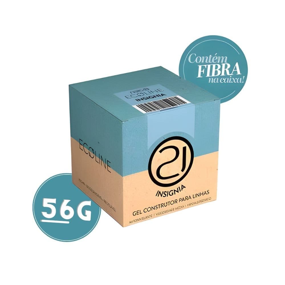 🔥 Gel Ecoline - Insignia 56g + 1 Metro Fibra - Nails 21 🔥