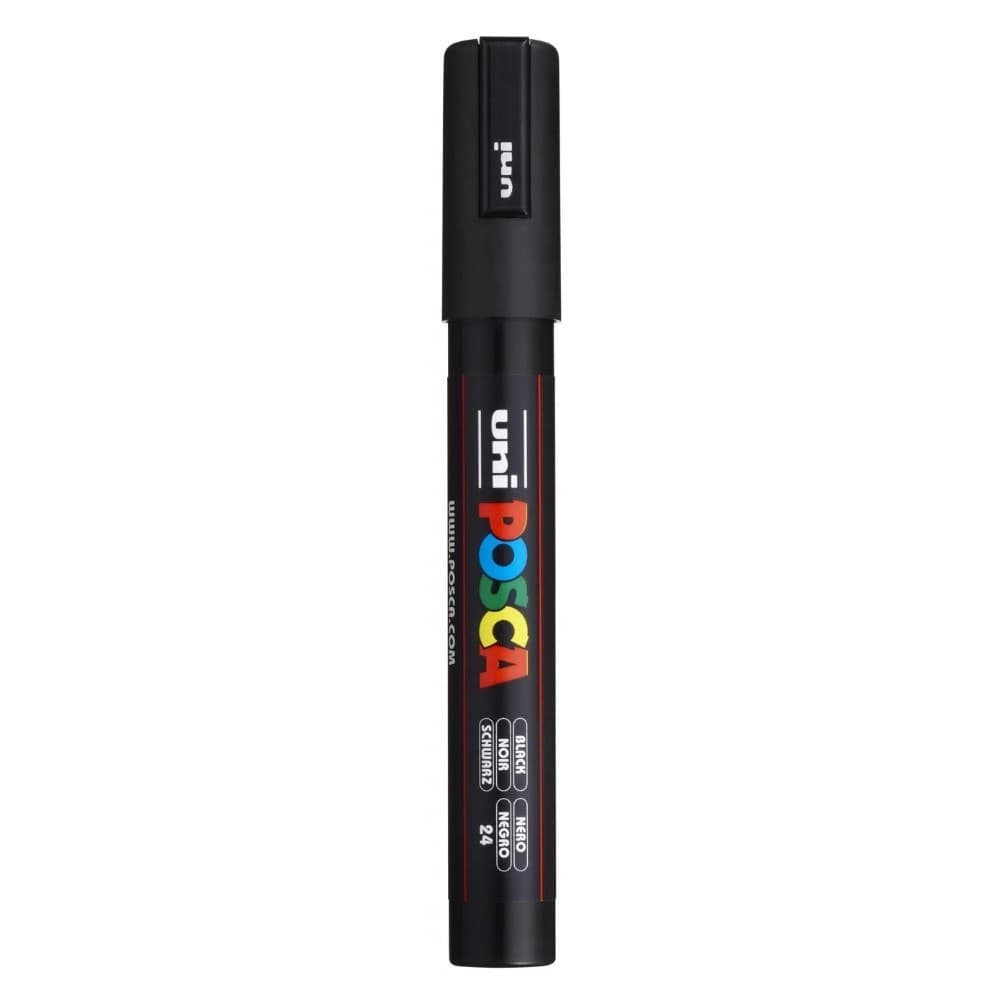 Caneta Posca Uni Ball PC-5M Preta