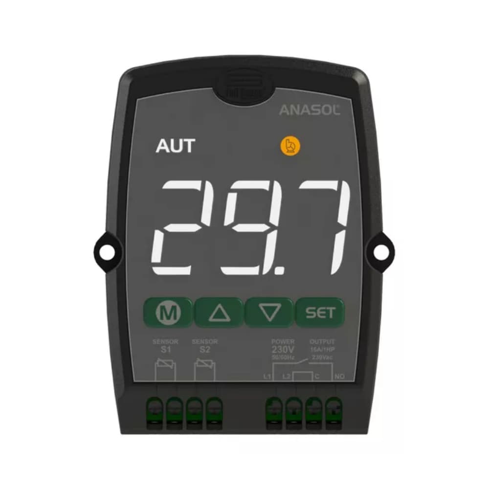 Controlador de temperatura anasol 220V full gauge