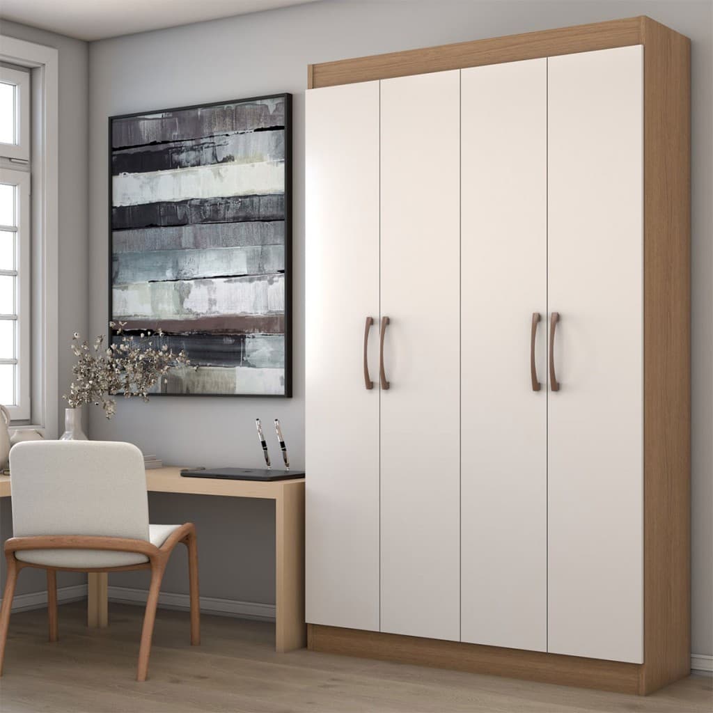 Armário Multiuso Albuquerque 4 Portas 8 Prateleiras