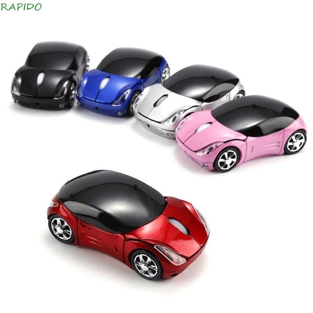 Rato RAPIDO Sem Fio Moda Jogo Portátil Carro Esportivo 2.4GHz Computador