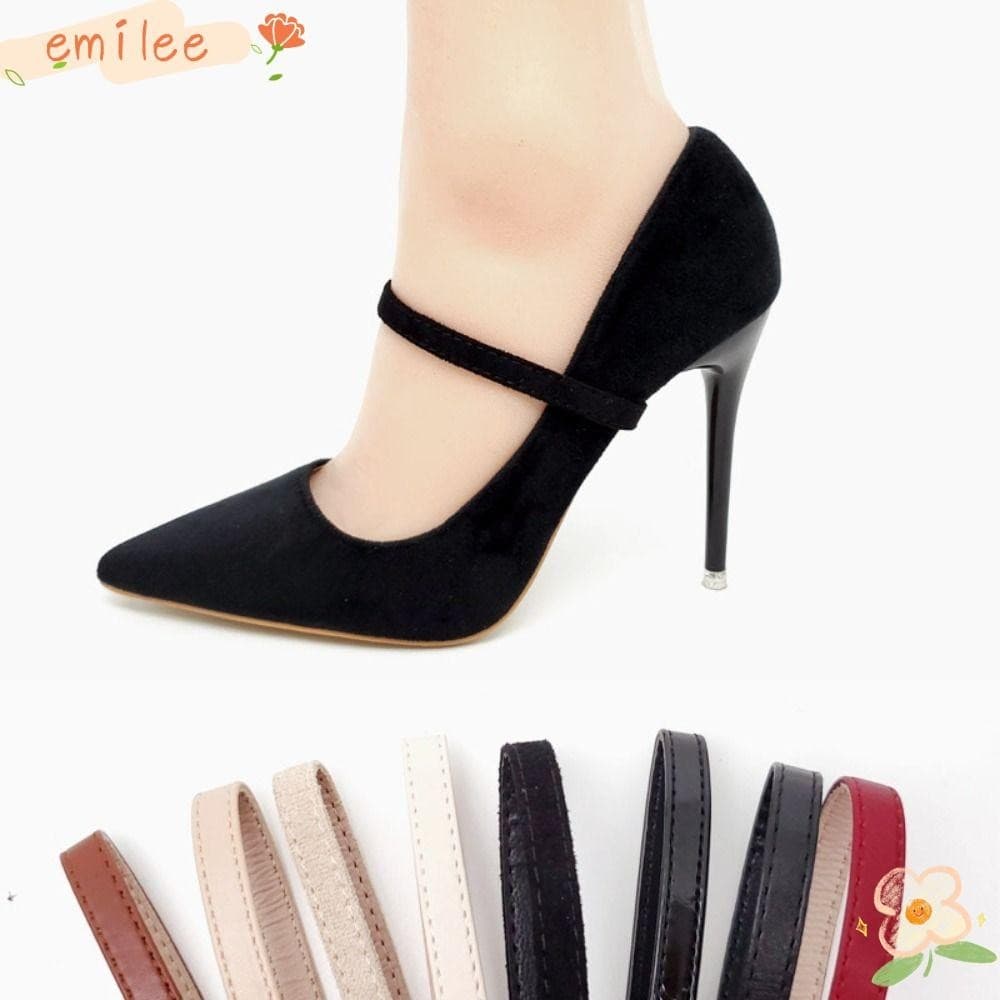 EMILEE Anti-Loose Shoe Belt Cinto De Sapatos Com Atacadores Destacáveis Derrapante Cintas De Saltos Altos