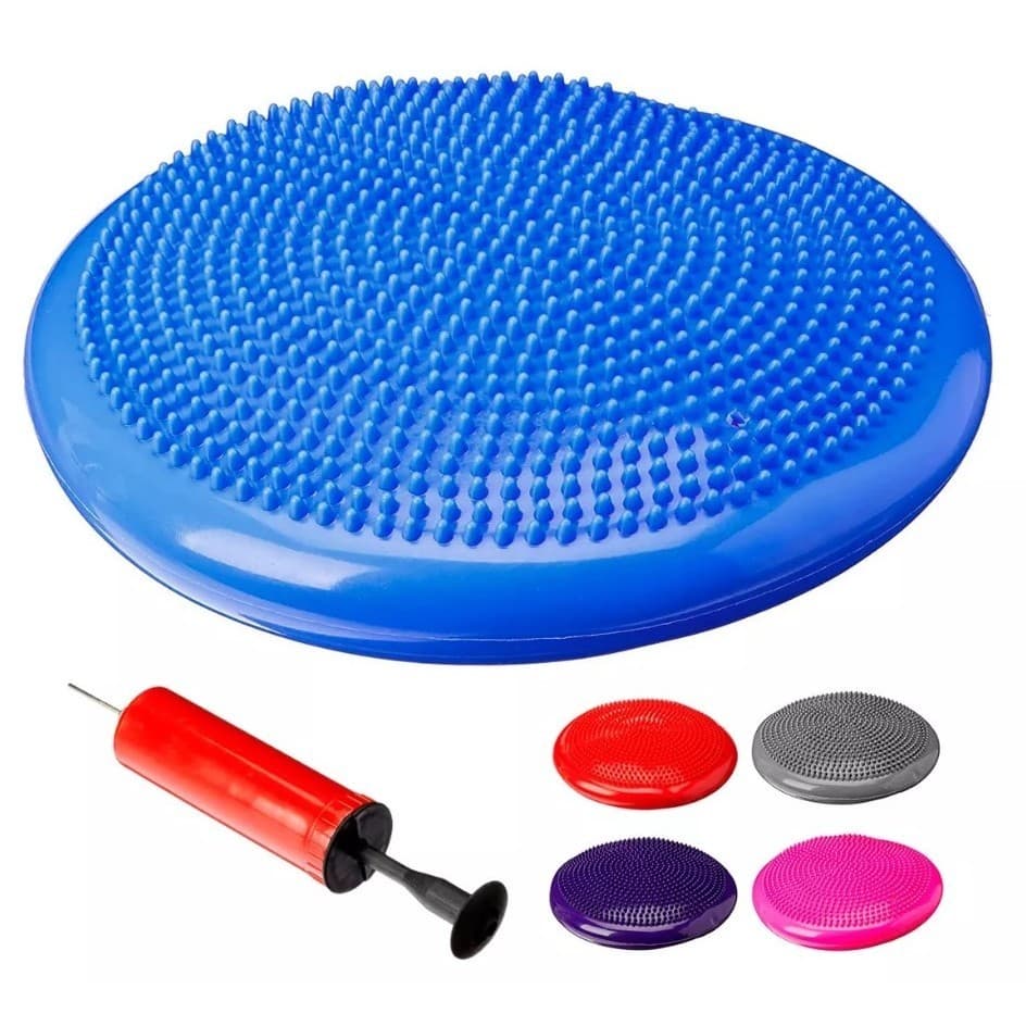 Almofada Disco Equilíbrio 33cm Inflável 150kg Exercícios Fitness