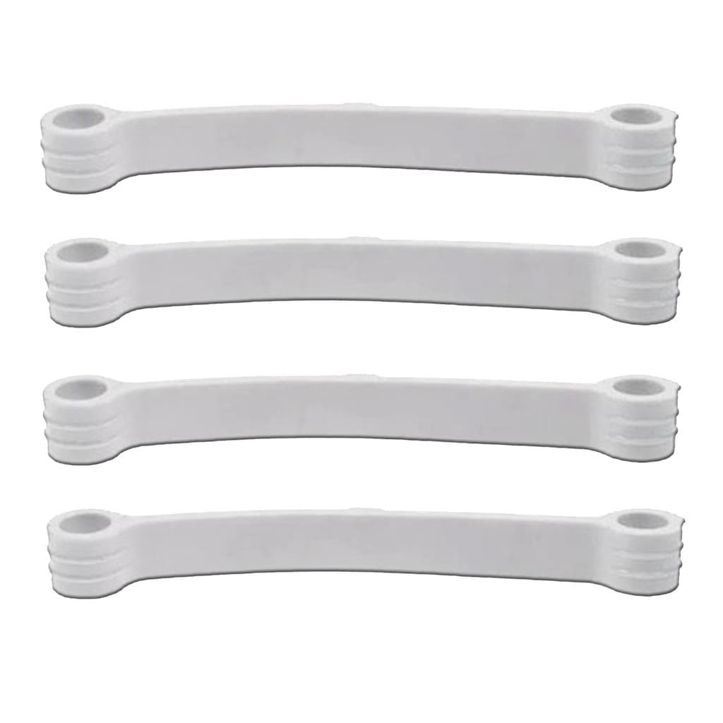 Kit 4 Tirantes Brastemp Consul brancos 7 a 12 Kg 11cm