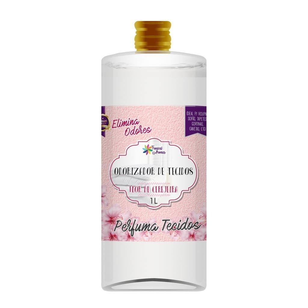 Refil Perfumado Odorizador de Tecidos Flor de Cerejeira 1L Tropical Aromas
