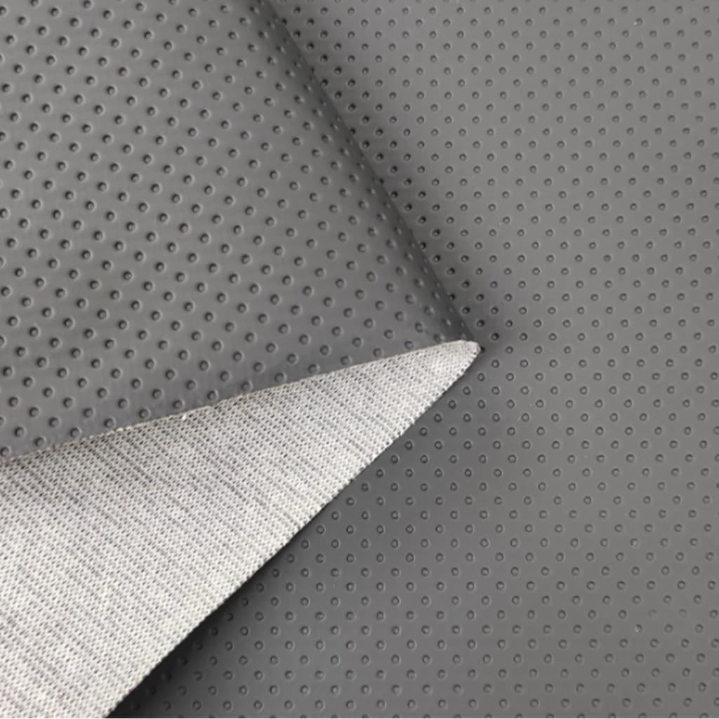 Courvin Stick Semi-perfurado Grafite Couro Sintético Automotivo Resistente 1,4m X 1m