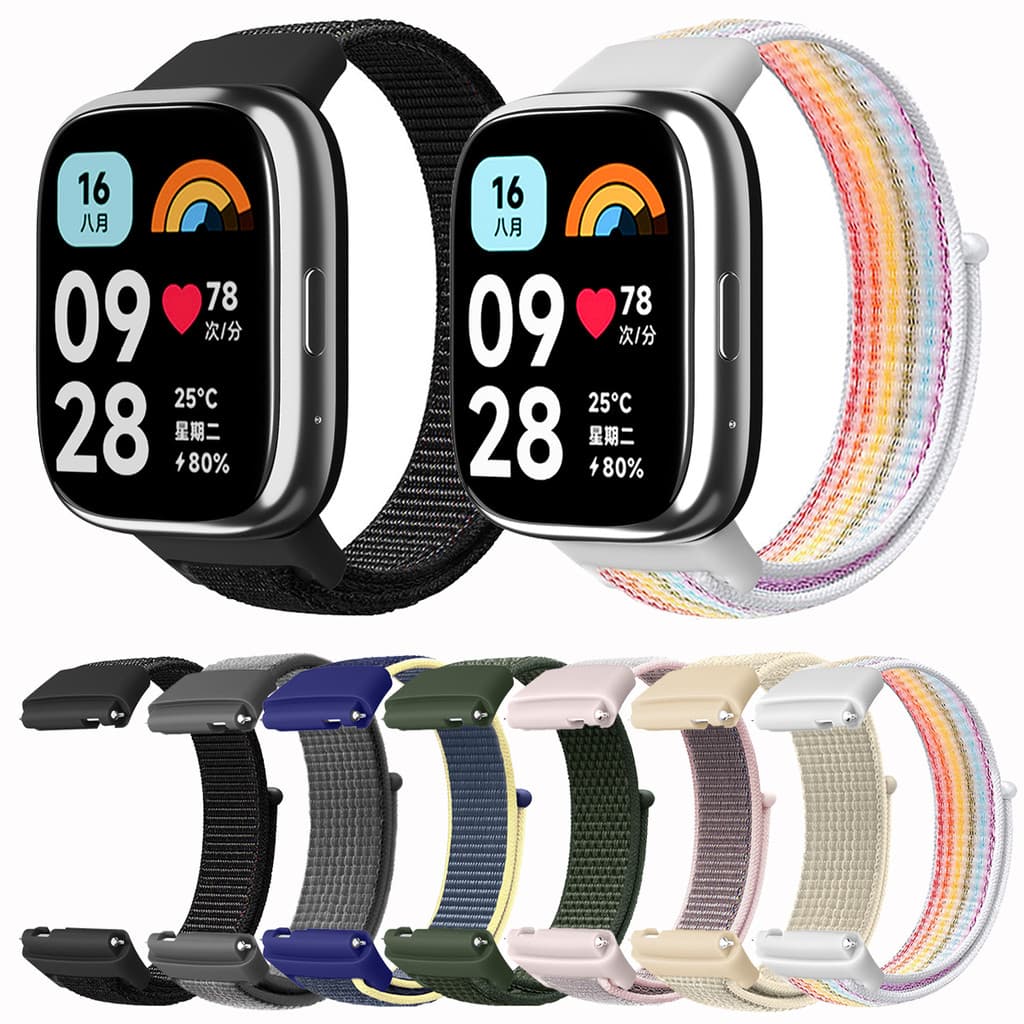 Pulseira de Nylon Loop para Xiaomi Redmi Watch 3 Active