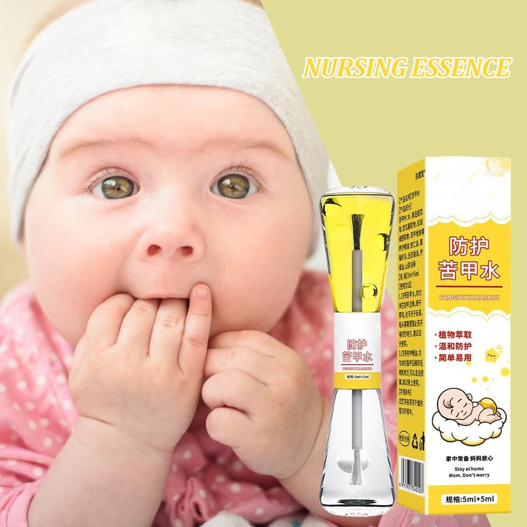 Esmalte Amargo Para Crianças (5ml + 5ml) , Prevenção De Mordidas De Unhas , Solução Segura De Sabor , Cuidados Com As mu