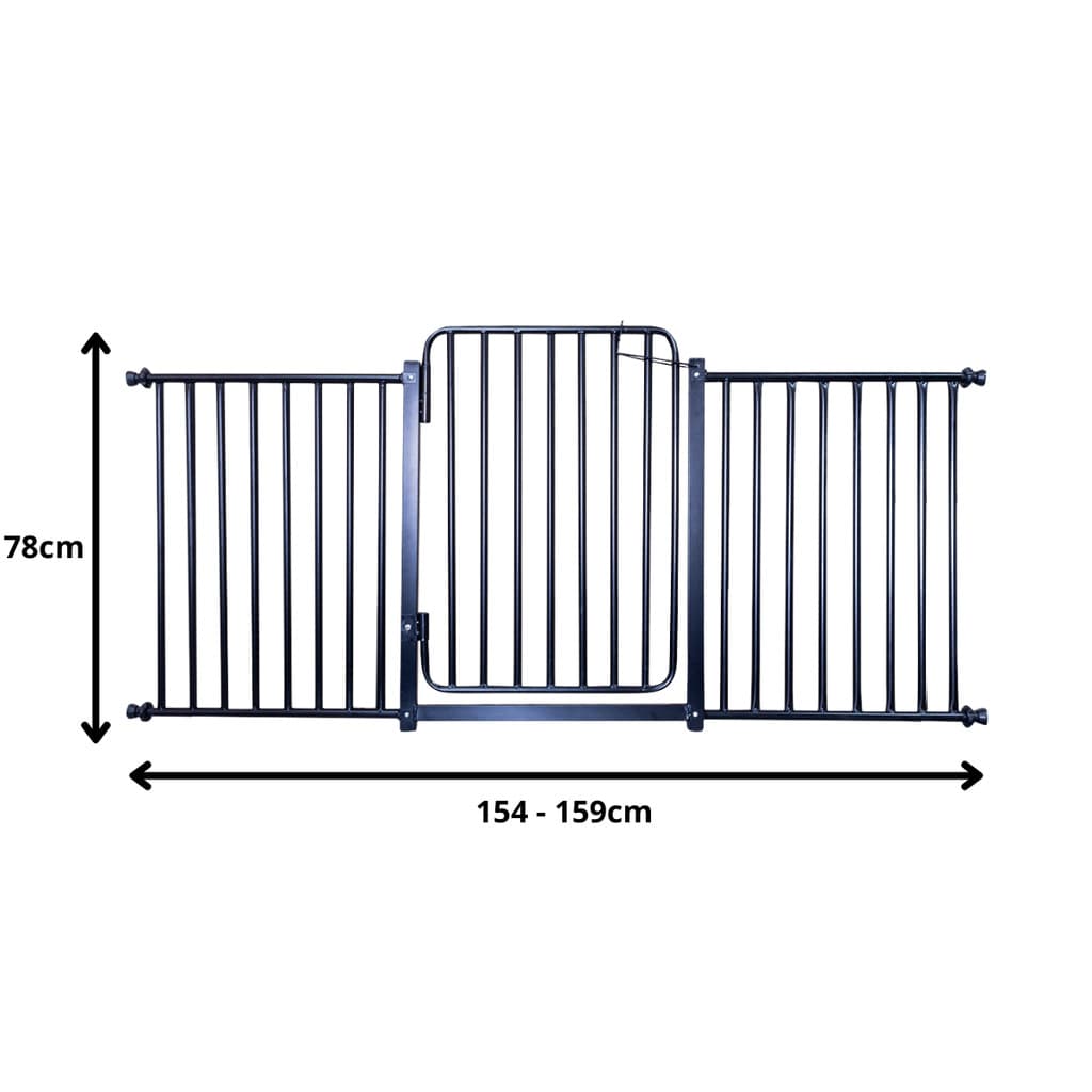 Grade Portão Reforçado Proteção Pet Cachorro 154 A 159 Cm Criança Cães