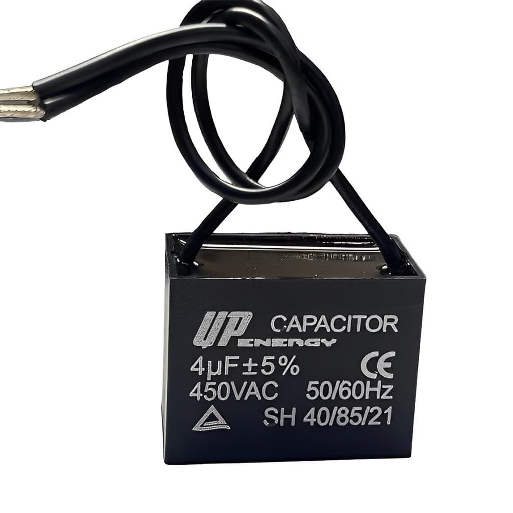01 Pç/03 Pçs/08 Pçs Capacitor Quadrado 4uF CBB61 50/60Hz 2 Fios Usado em Ventilador e Outros