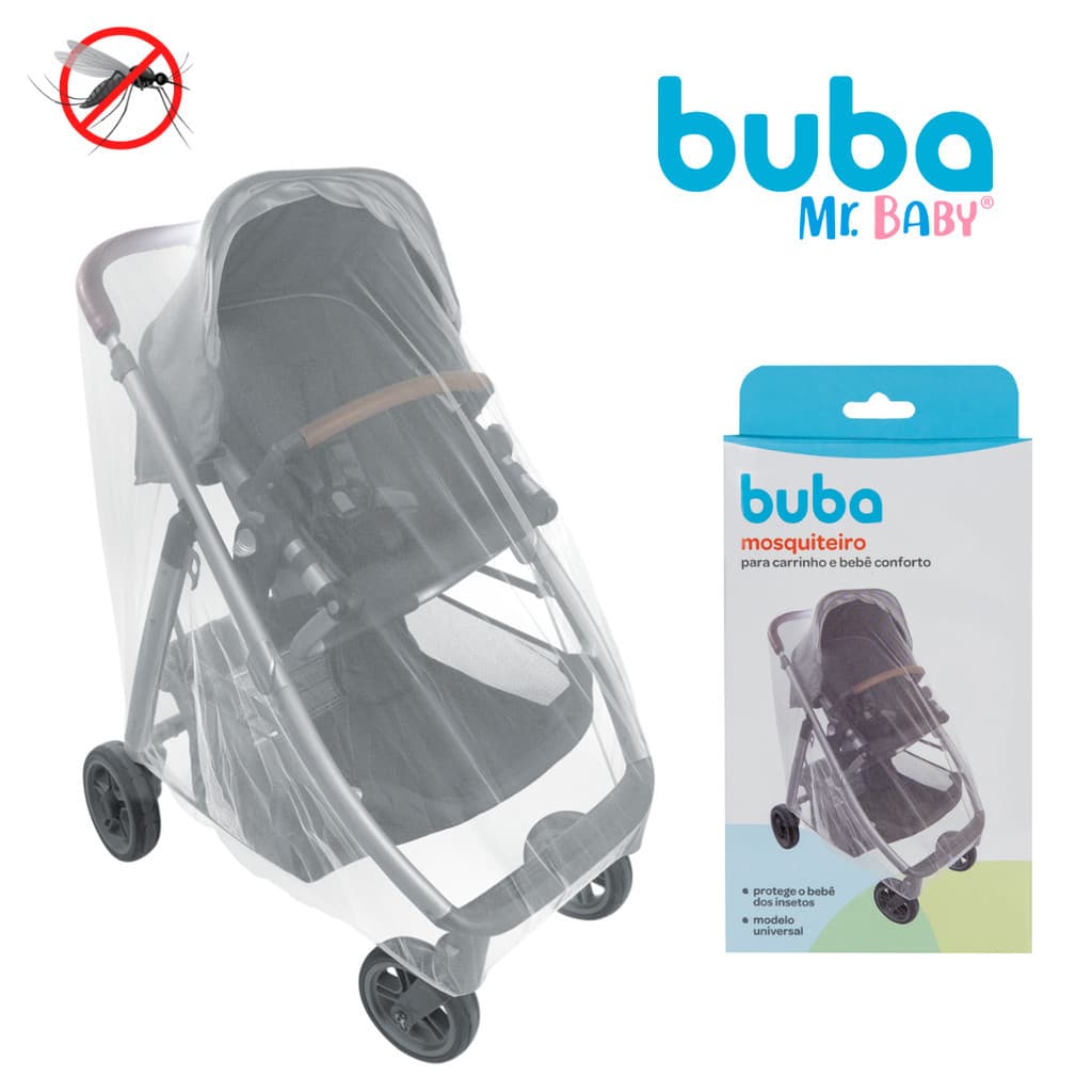 Mosquiteiro para Carrinho de Bebê Buba