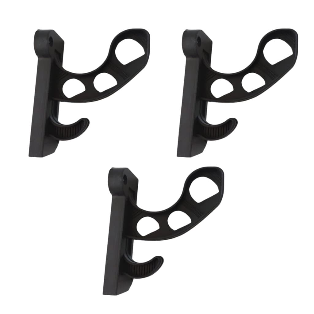 Kit 3 Suportes de Parede para Capacete e Jaqueta Organização com Estilo