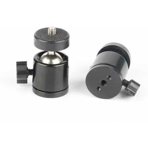Cabeça De Tripé Mini Ball Head Rosca 1/4 Suporte