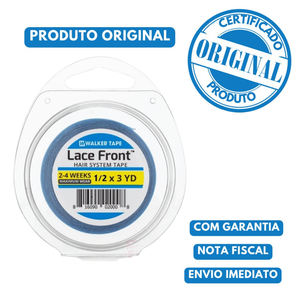 Fita Adesiva Azul 3 Metros Para Prótese Capilar e Lace