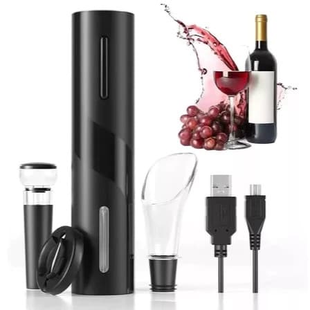 bridor Saca Rolhas a Recarregável  COM Usb Garrafa De Vinho Automático