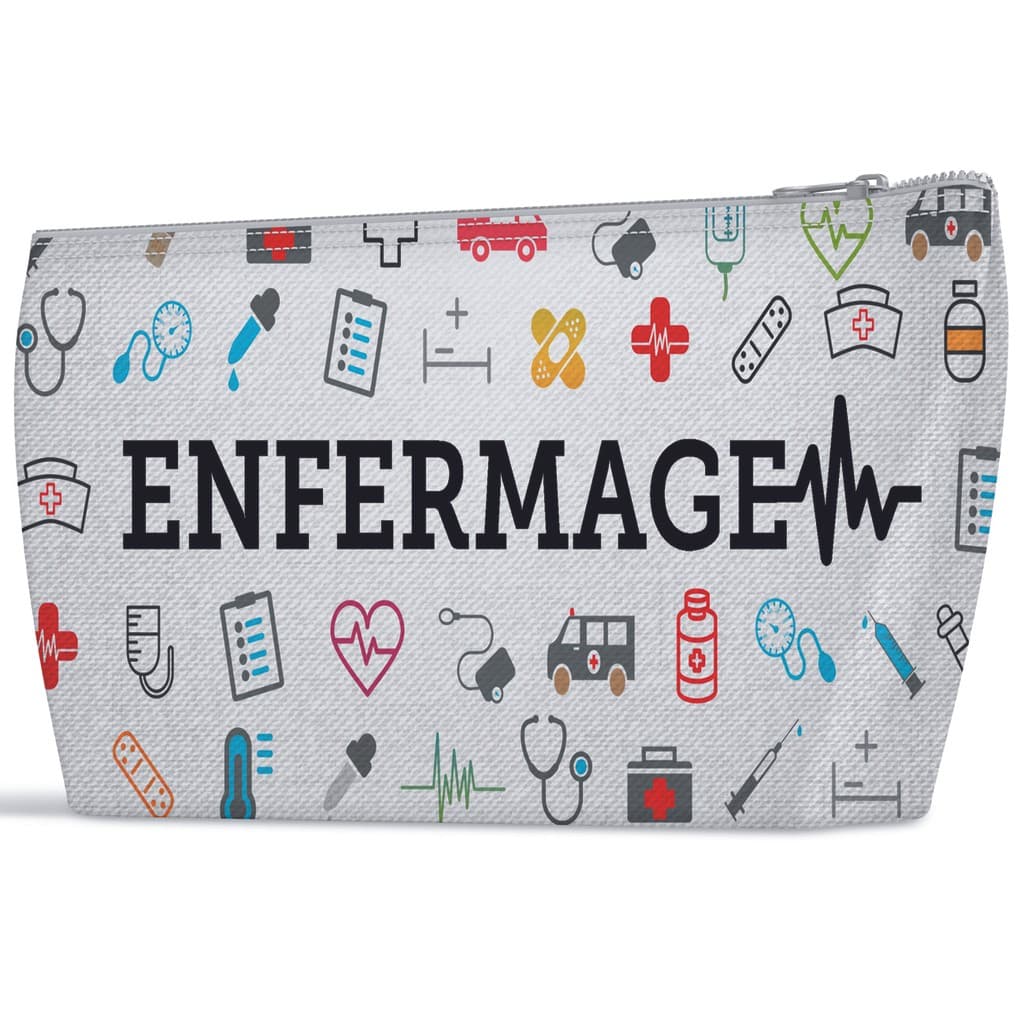 Necessaire tecnico enfermagem enfermeira curso bolsa slim