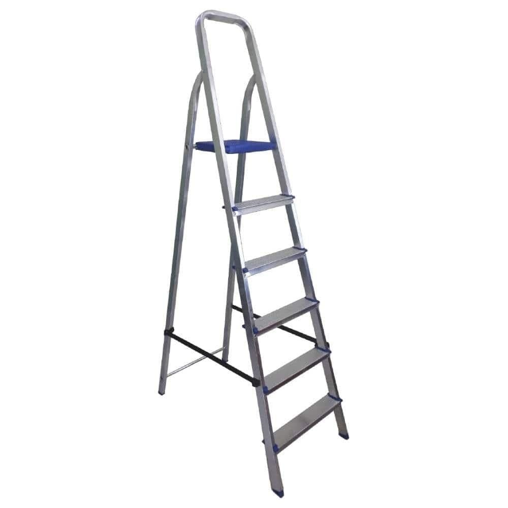 Escada Alumínio Pratik 6 Degraus Uso Doméstico