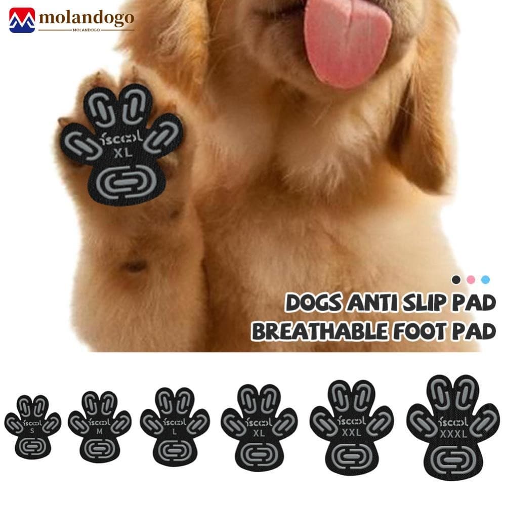 Milandogo 4 Unidades De Remendo Antiderrapante Para Pés De Cachorro , Almofadas De Tração , Adesivos De Proteção Pata Co