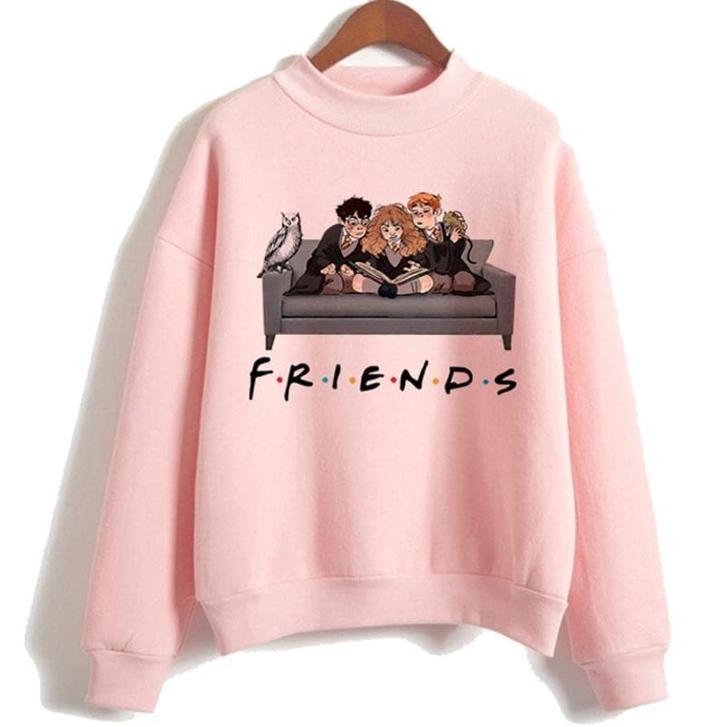 Moletom Gola Redonda Unissex Friends Harry Potter Bruxinho -MAYYN.