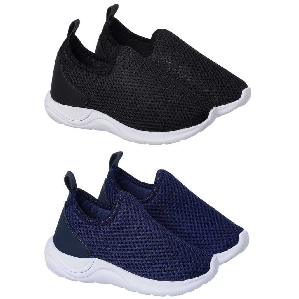 Tenis Infantil Calce Facil Menino e Menina Confort Macio Leve Escola Passeio