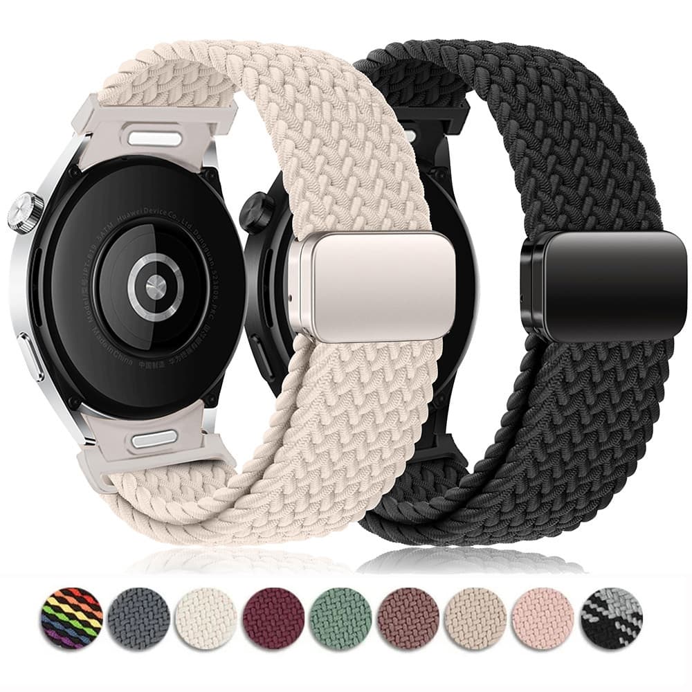 Pulseira de Nylon para Samsung Galaxy Watch 7 6 5 4 FE 40mm 44mm 5 Pro 45mm 4 6 Classic 43mm 47mm