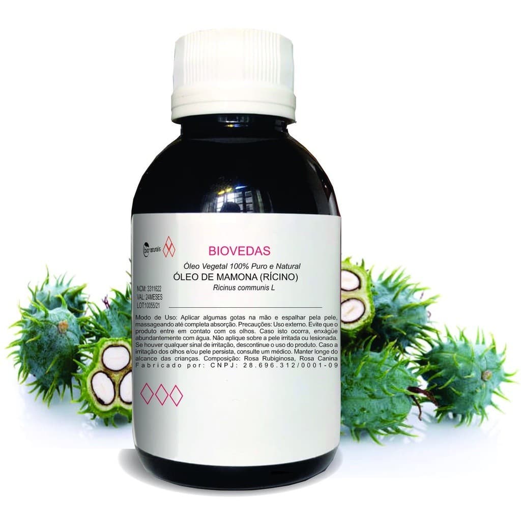 Óleo de Mamona 100% Puro 100ml