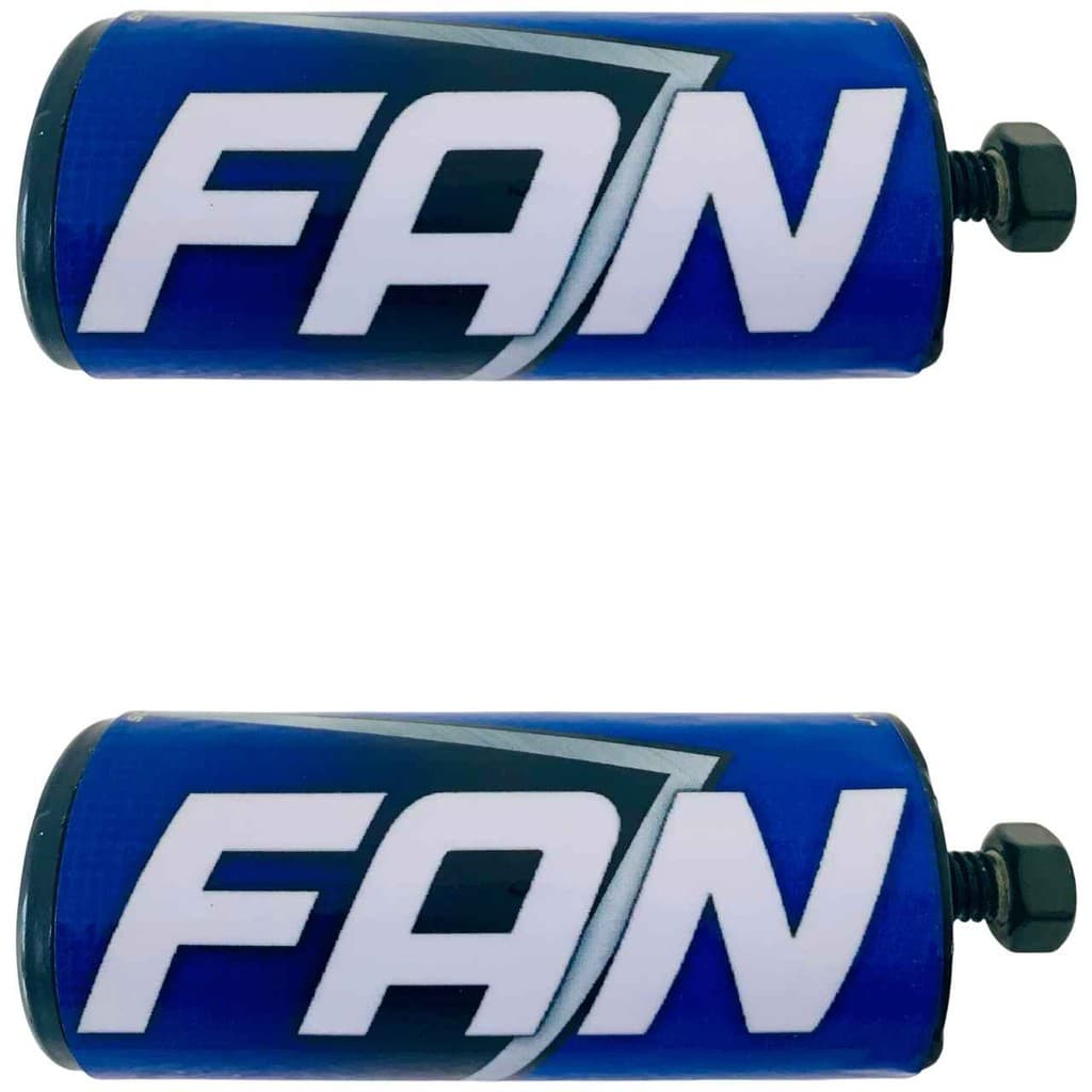 Fan Tubo Par Slider Protetor Carenagem Motor Tanque Azul Pedal Moto para Mata Cachorro