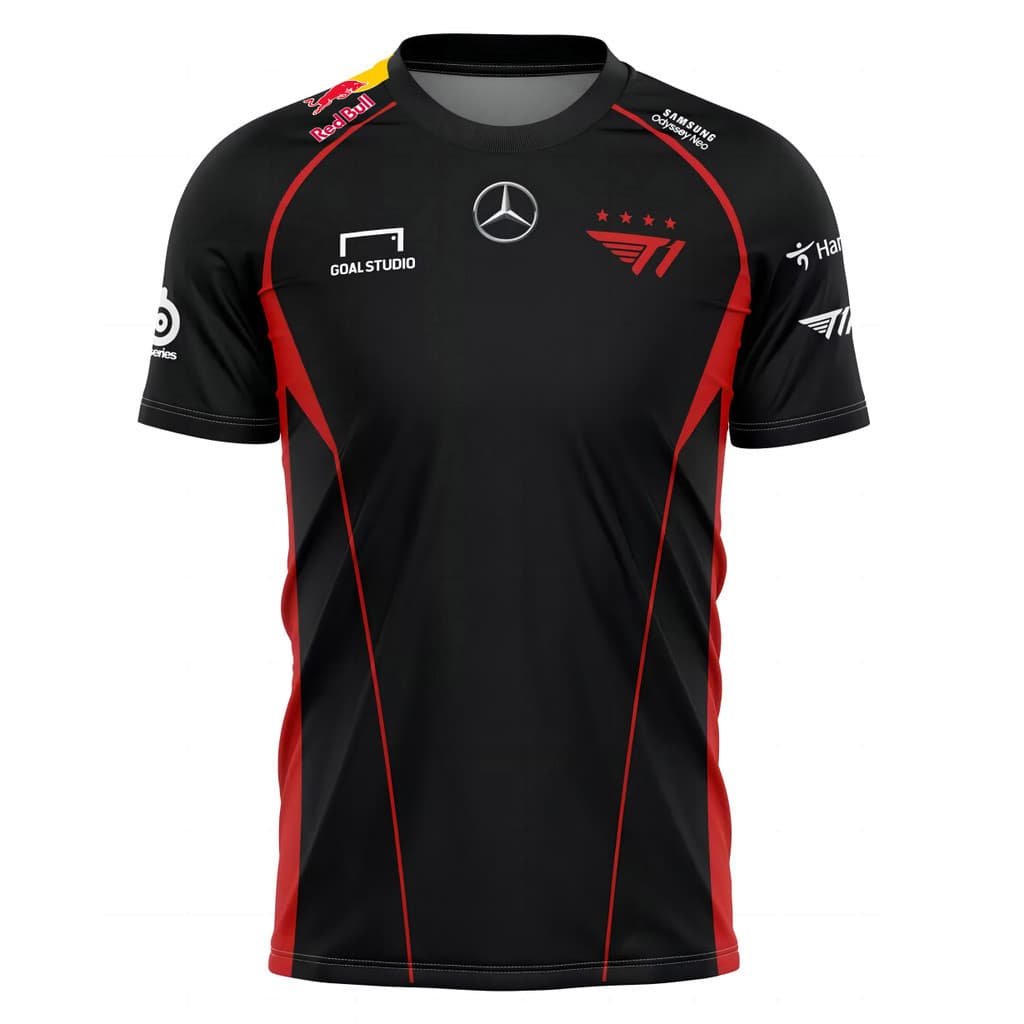 LCK 2024 T1 Uniforme Jersey FAKER Camiseta Masculina SKT T1 Esports LOL Tees