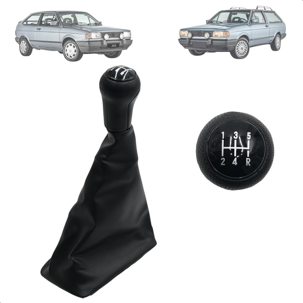 Coifa + Manopla Parati Gol Voyage 1981 Até 1994 Base Aro Preto