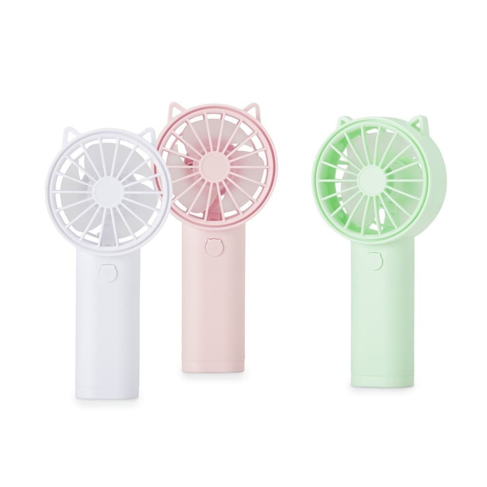 Mini Ventilador Portátil De Mão a pilha Portatil Bolsa Rosa