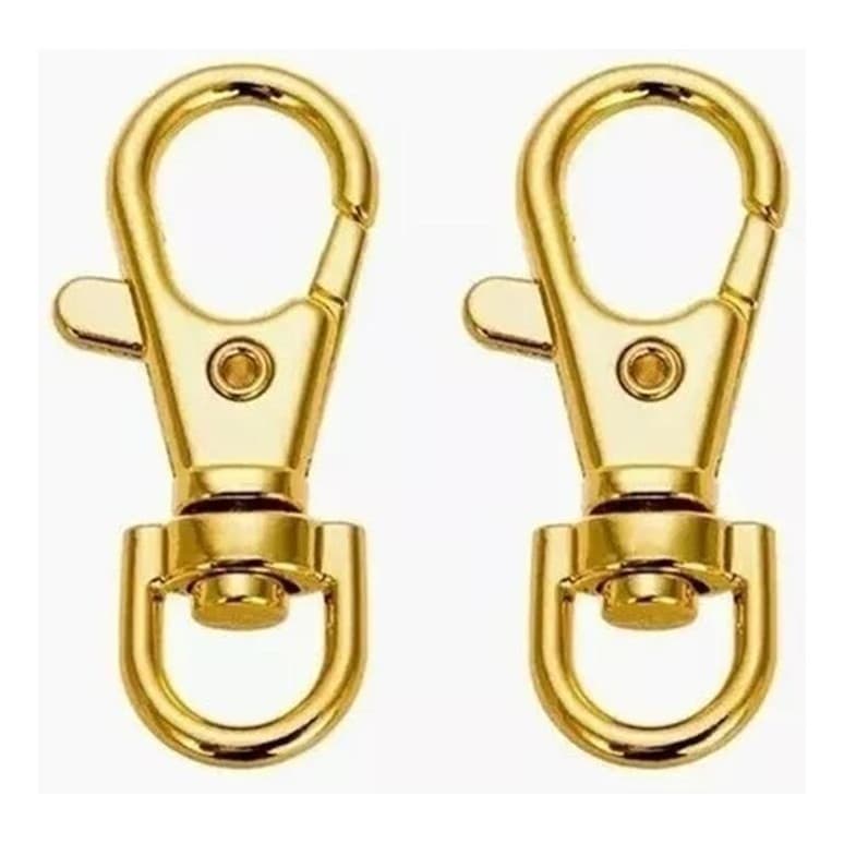 20 - 100 Pçs Fechos Lagosta De 35mm Ganchos Giratórios Duráveis Para Bolsas E Artesanato Faça