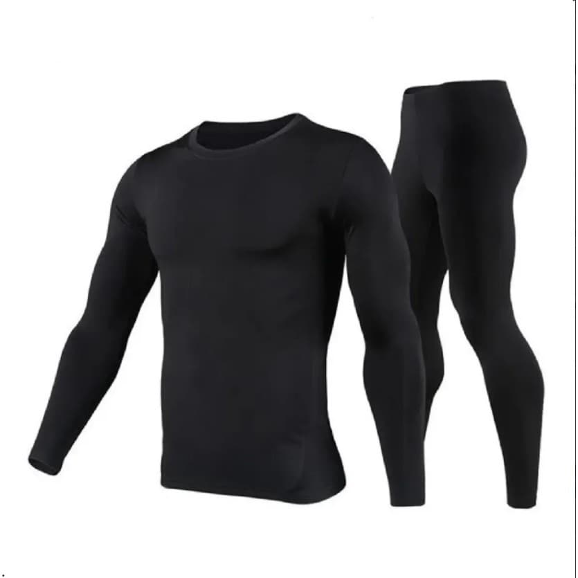 blusa e meia calca termica fio 80 Promoção Conjunto Térmica Blusa e Calça Segunda Pele Proteção Uv+50 Unissex