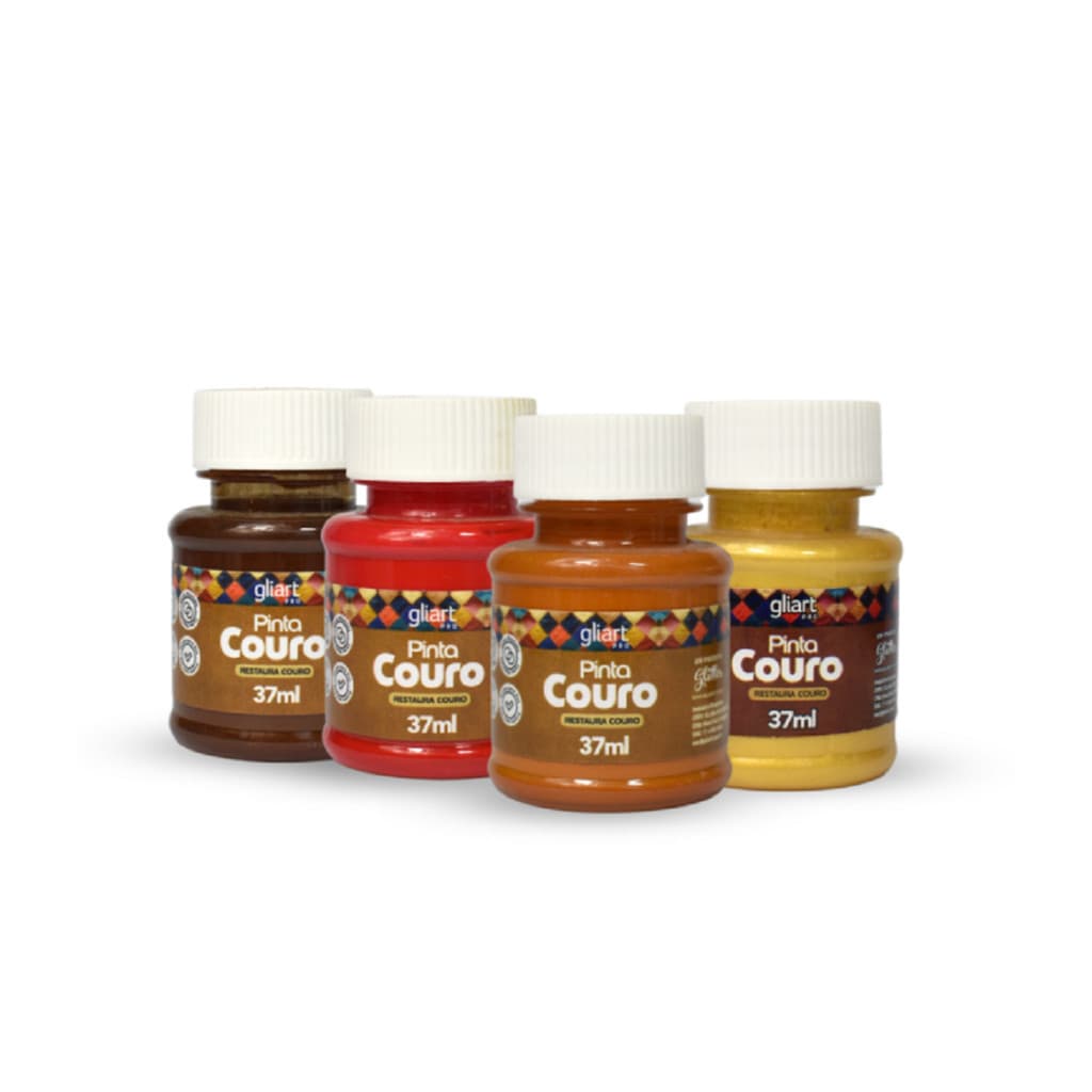 Pinta Couro 37 ml Gliart - Tinta para couro