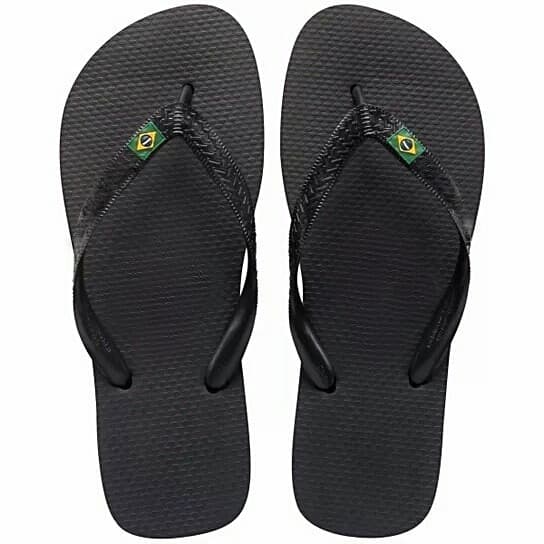 Chinelo Sandalia Havaianas  Banderinha  Preto - Promoção!