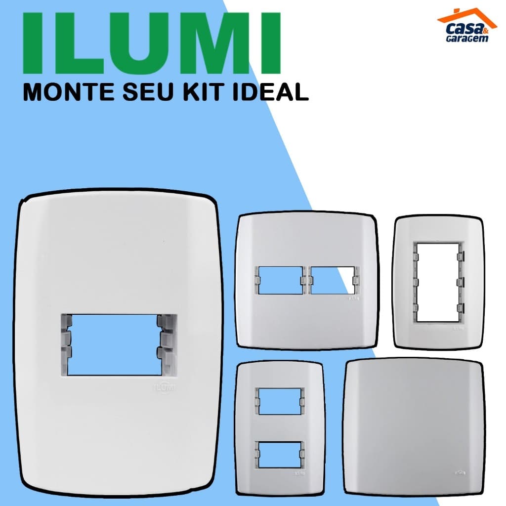 Modelos de Placas/Espelhos Linha Slim - Ilumi