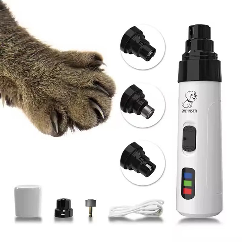 Elétrico Polidor De Unhas Cachorro gatos cortadores de unhasaparelhos Pet Unha Clipper USB