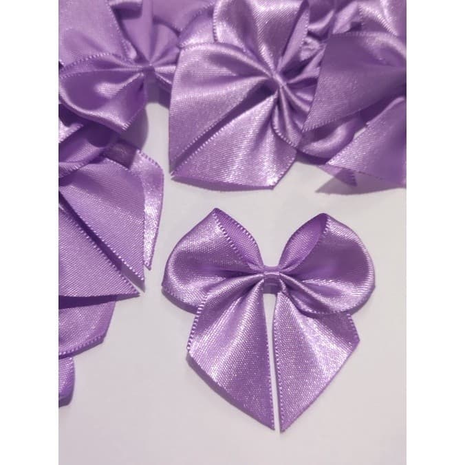 Laço Lacinho de Cetim Nº 5 5x5 cm - 100 Unidades - Ideal para personalizados, caixas milk, Lembrancinhas e decorações