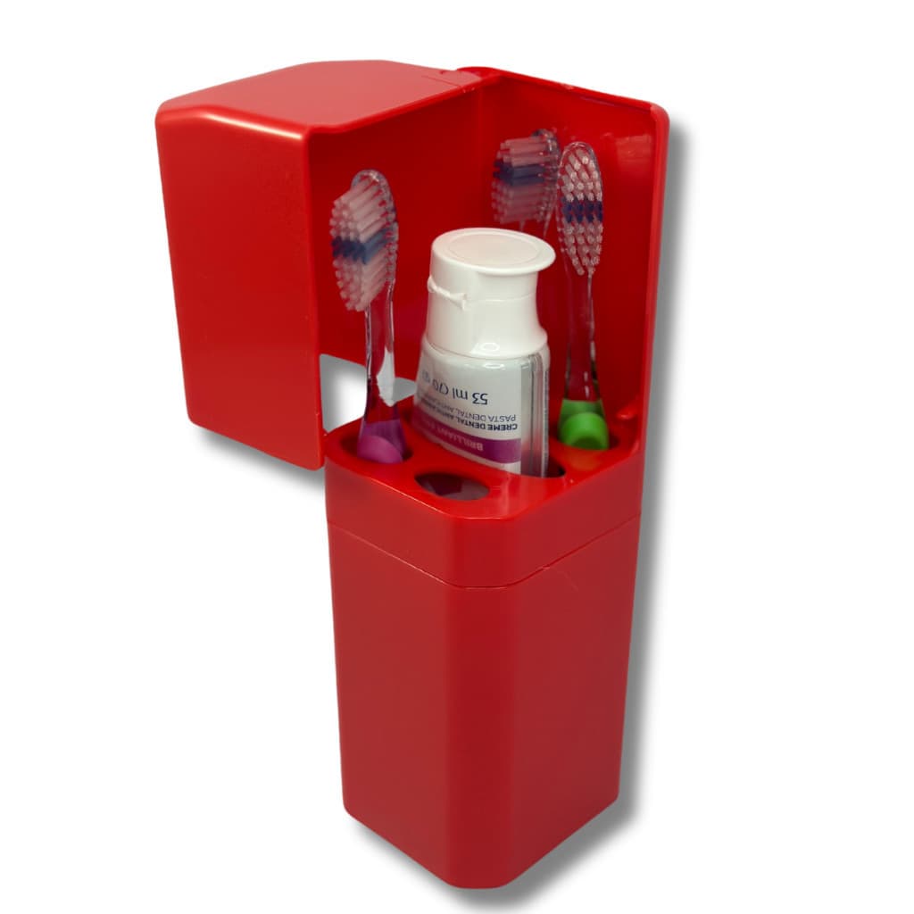 Porta Escova De Dente E Pasta Suporte de Pia Parede Kit Banheiro Lavabo Casa Decoração Top Promoção