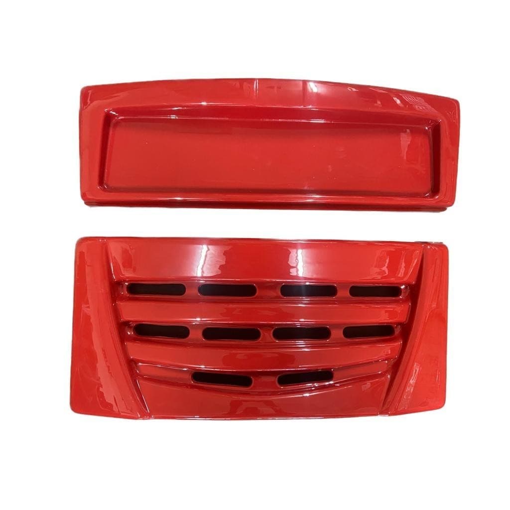 Kit Saia Veneziana Fricon Antigo 66x30 Vermelho