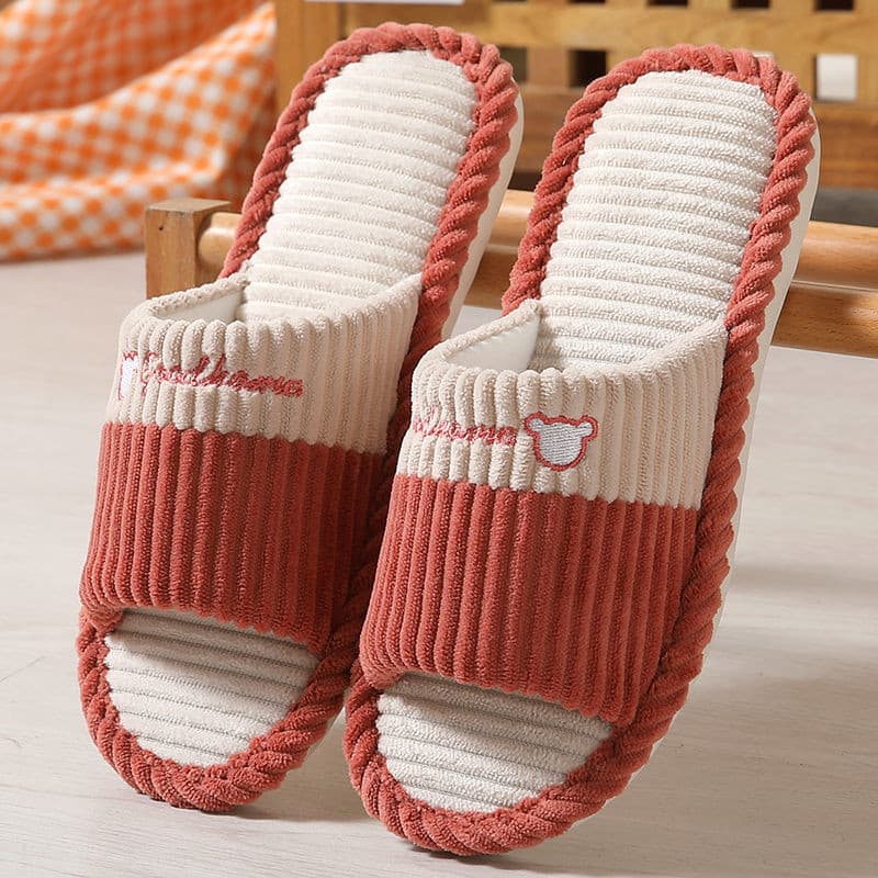 Chinelos para casa femininos chinelos silenciosos internos masculinos
