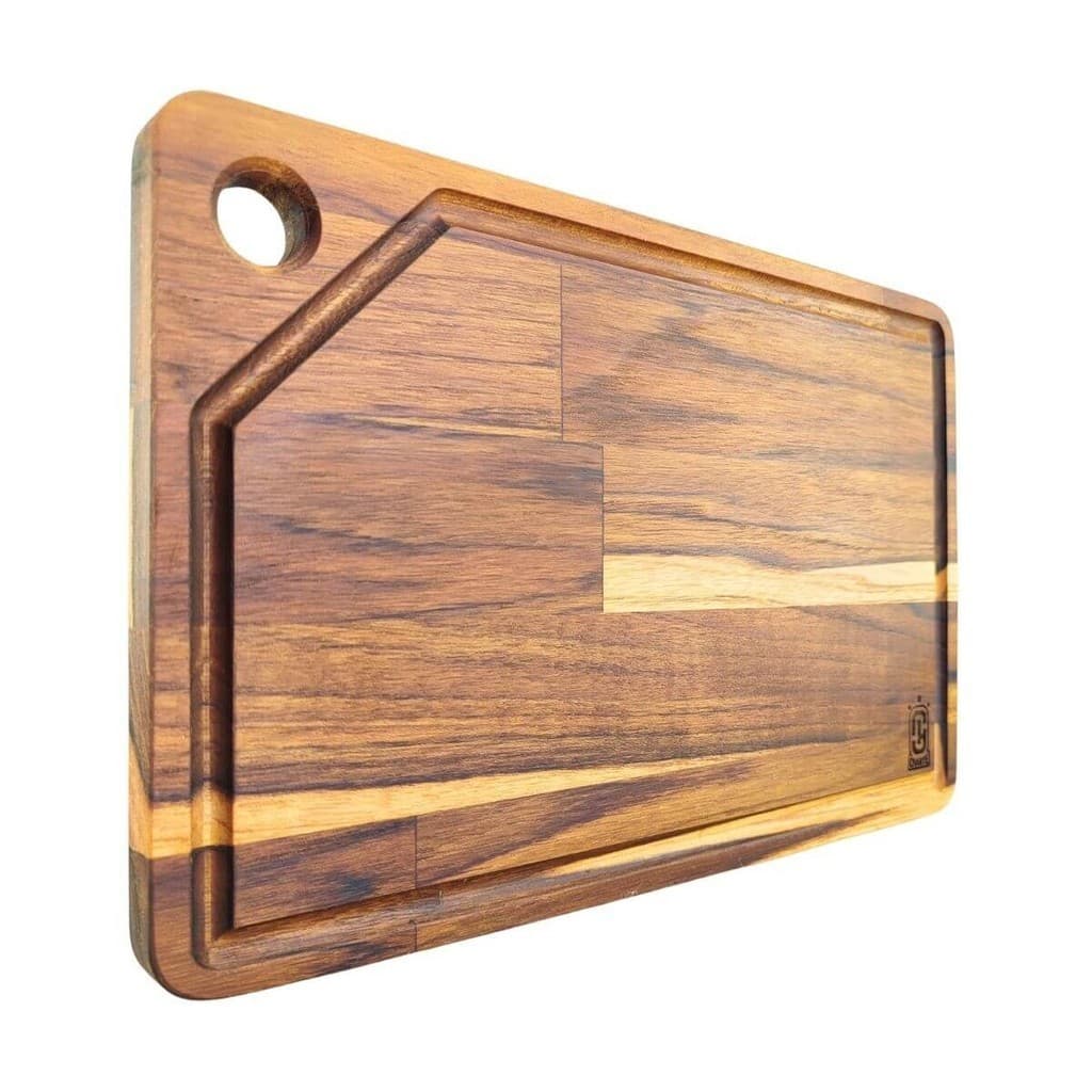 Tábua De Corte E Preparo De Alimentos Na Cozinha Carne Churrasco Frutas Legumes Madeira Maciça