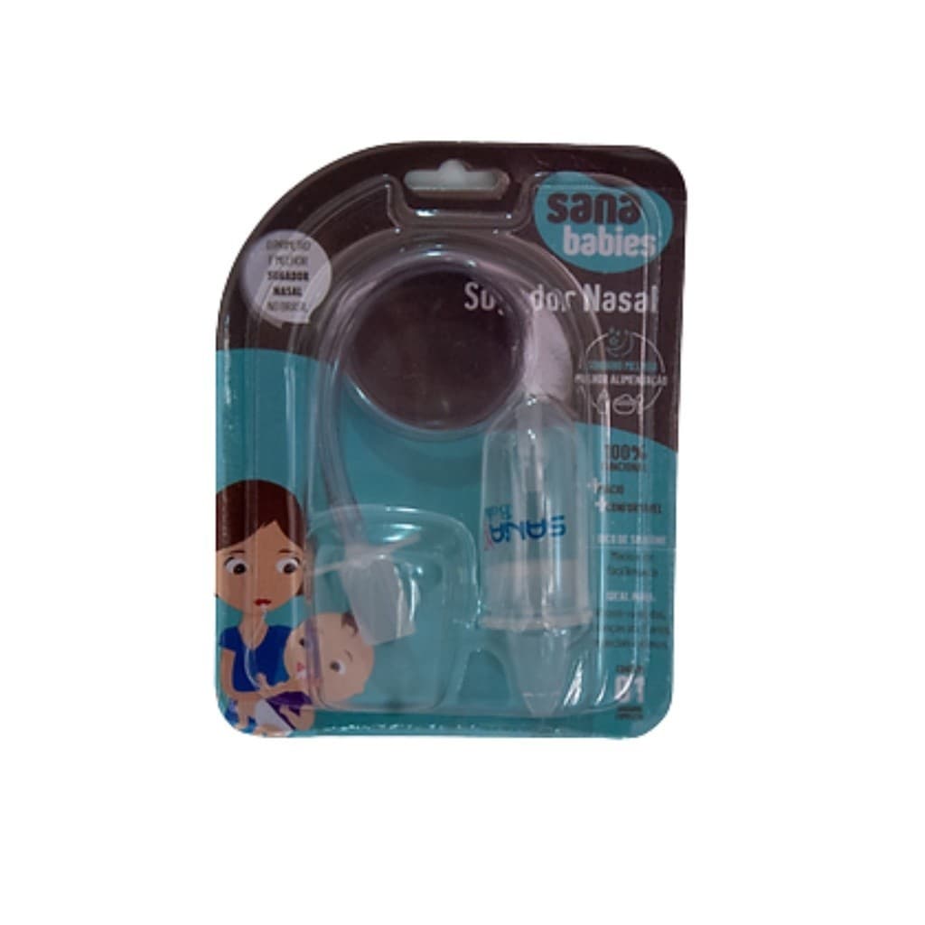 Aspirador Nasal Silicone Macio E Confortavel Limpeza Nariz sugador