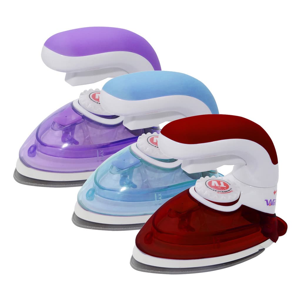 Mini Ferro de Passar Portátil 3 em 1 Steamer Perfeito Para Viagem Patchwork Bivolt 110/220V