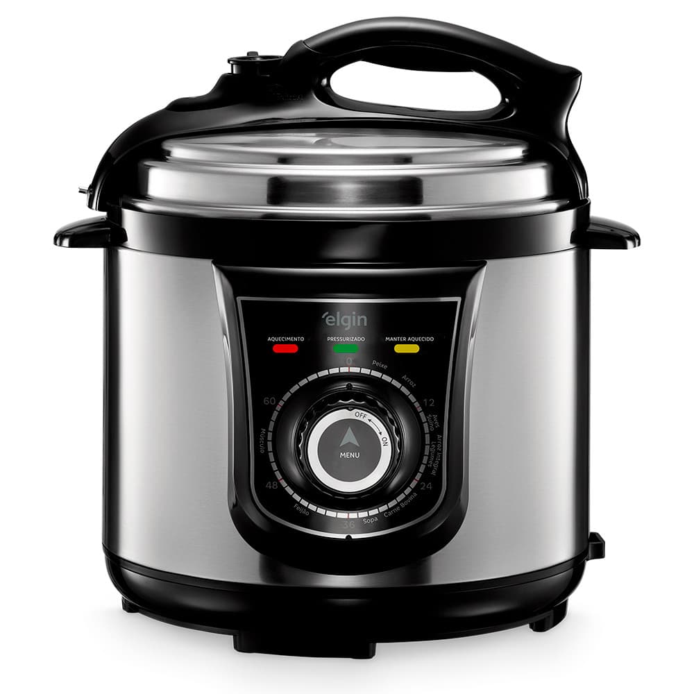 Panela de Pressão Elétrica Inox 840W 4 Litros 220V Elgin
