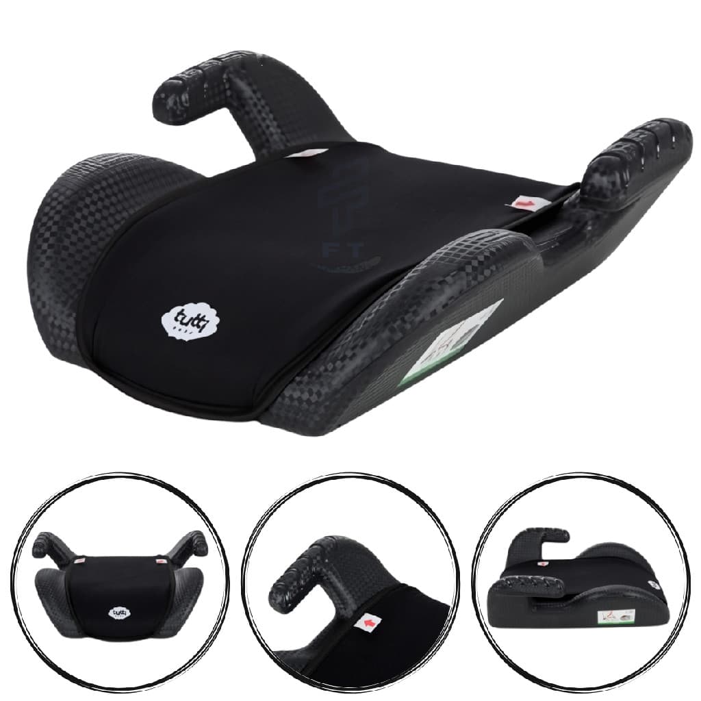 Assento de elevação infantil, cadeirinha, cadeira preta Uppy