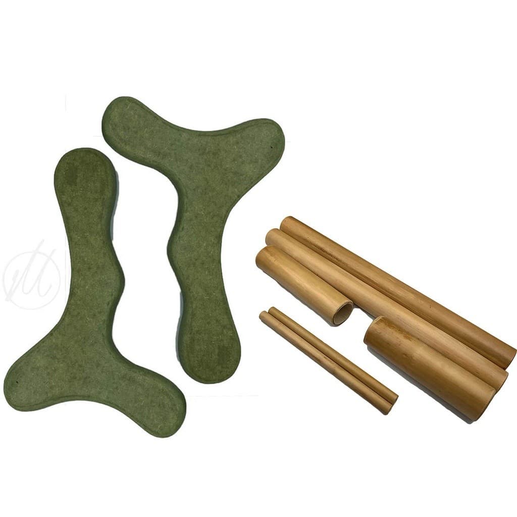 Kit para Massagem Modeladora Bambus e Pantala MDF Maritimo