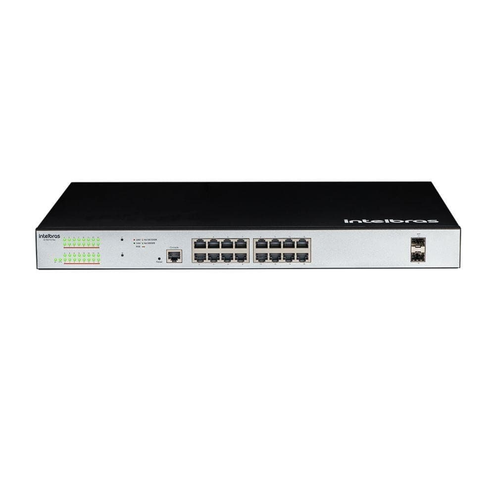 Switch 16 portas Gerenciável SG 1602 Poe Max 4760064 Intelbras